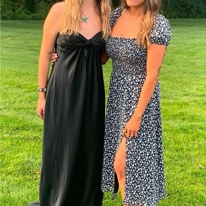 BCBGMAXAZRIA Silk Floor Length Gown